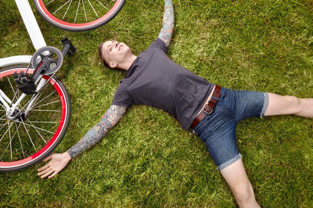 Tattooed man