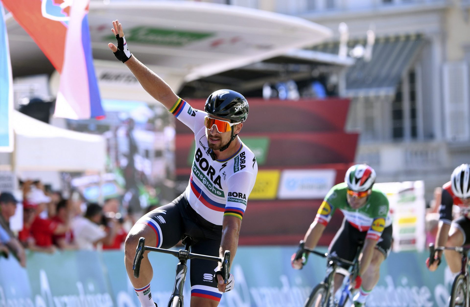 Peter Sagan doufá, že po dlouhé době znovu okusí radost z vítězství. Foto: Tour de Suisse 2019 - 83rd Edition - 3rd stage Flamatt - Murten 162,3 km - 17/06/2019 - Peter Sagan (SVK - Bora - Hansgrohe) - photo Vincent Kalut/PN/BettiniPhoto©2019