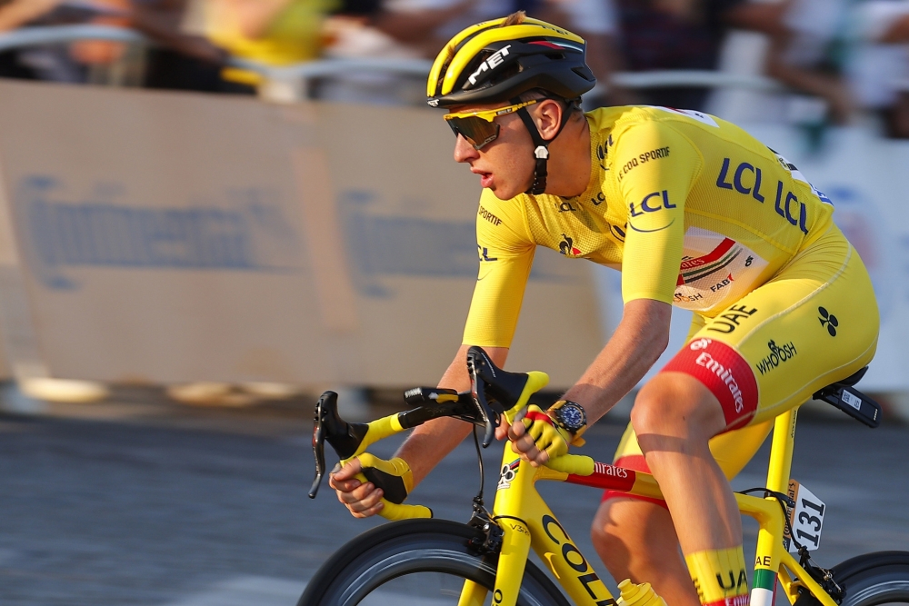 Tadej Pogačar v závěrečné etapě Tour de France 2020. Foto: bettiniphoto/colnago