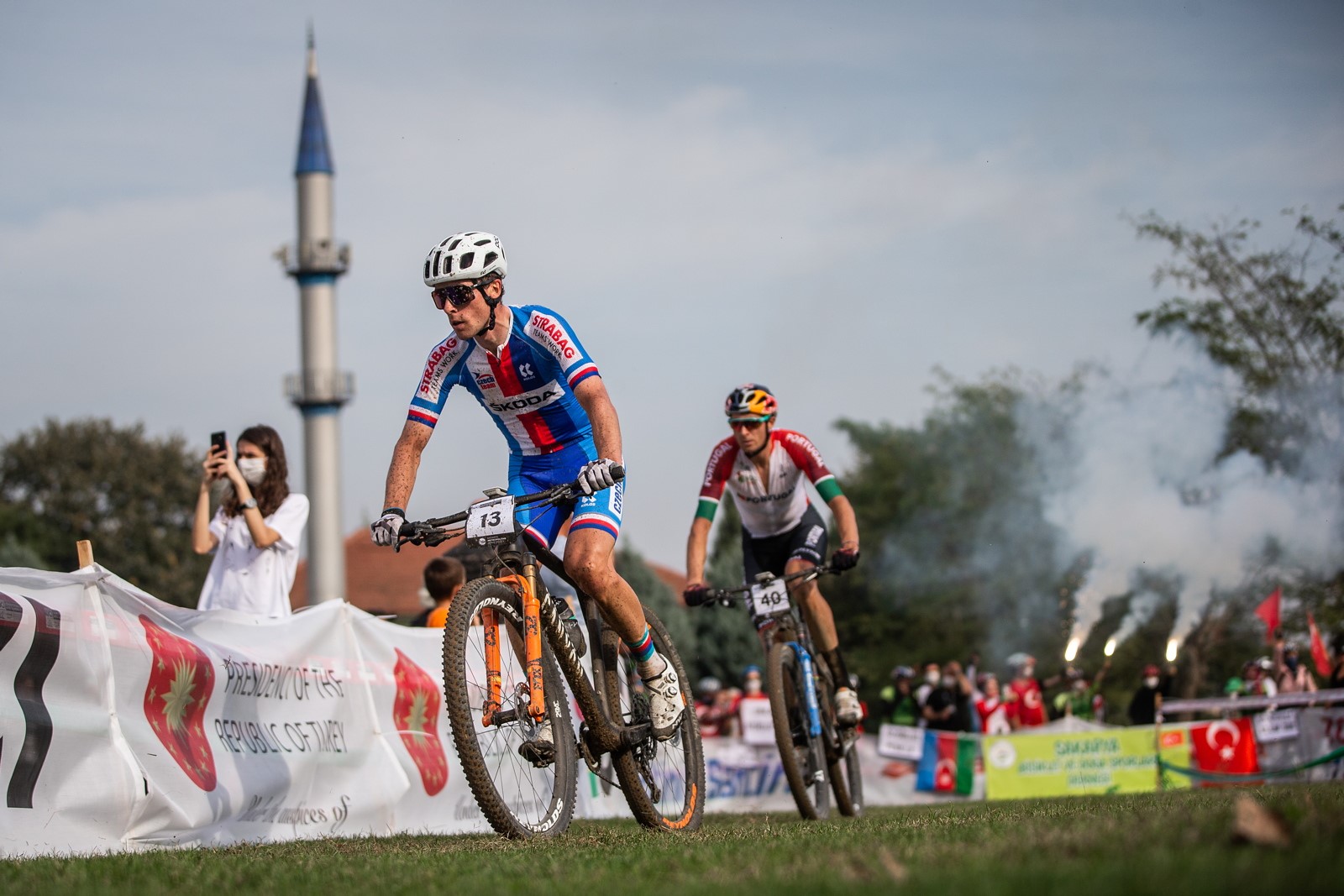 Martin Stošek na trati mistrovství světa v maratonu v Turecku. Foto: Michal Červený