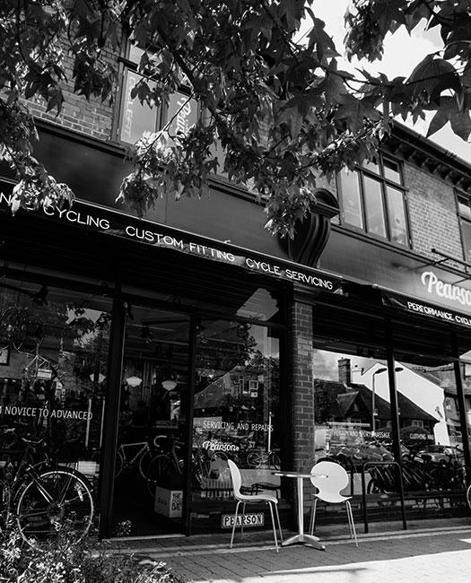 Pearson Cycles ležící nedaleko RIchmond parku v současné podobě. Foto: pearson1860.com