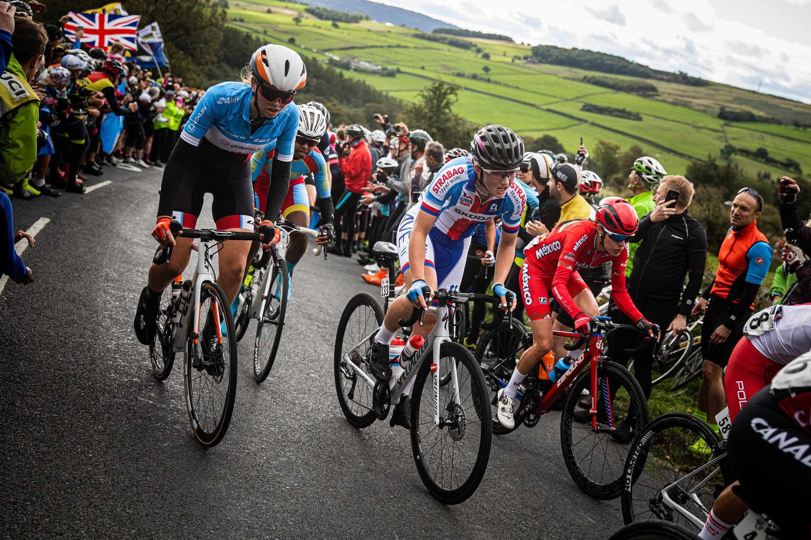 Tereza Neumannová na mistrovství světa v silniční cyklistice 2019. Foto: Michal Červený