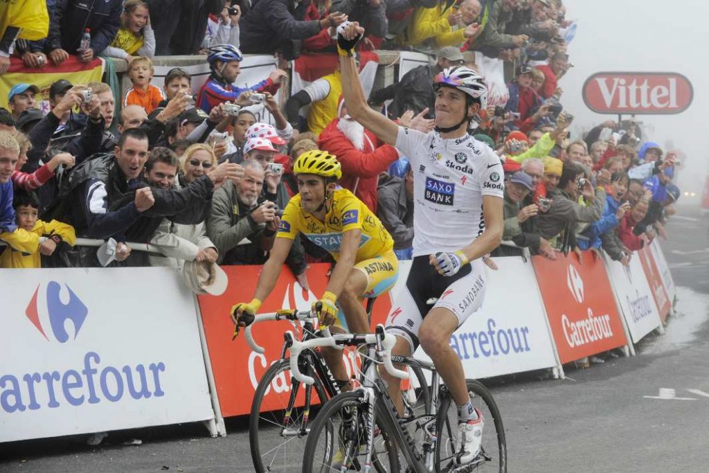 Andy Schleck at the Tour