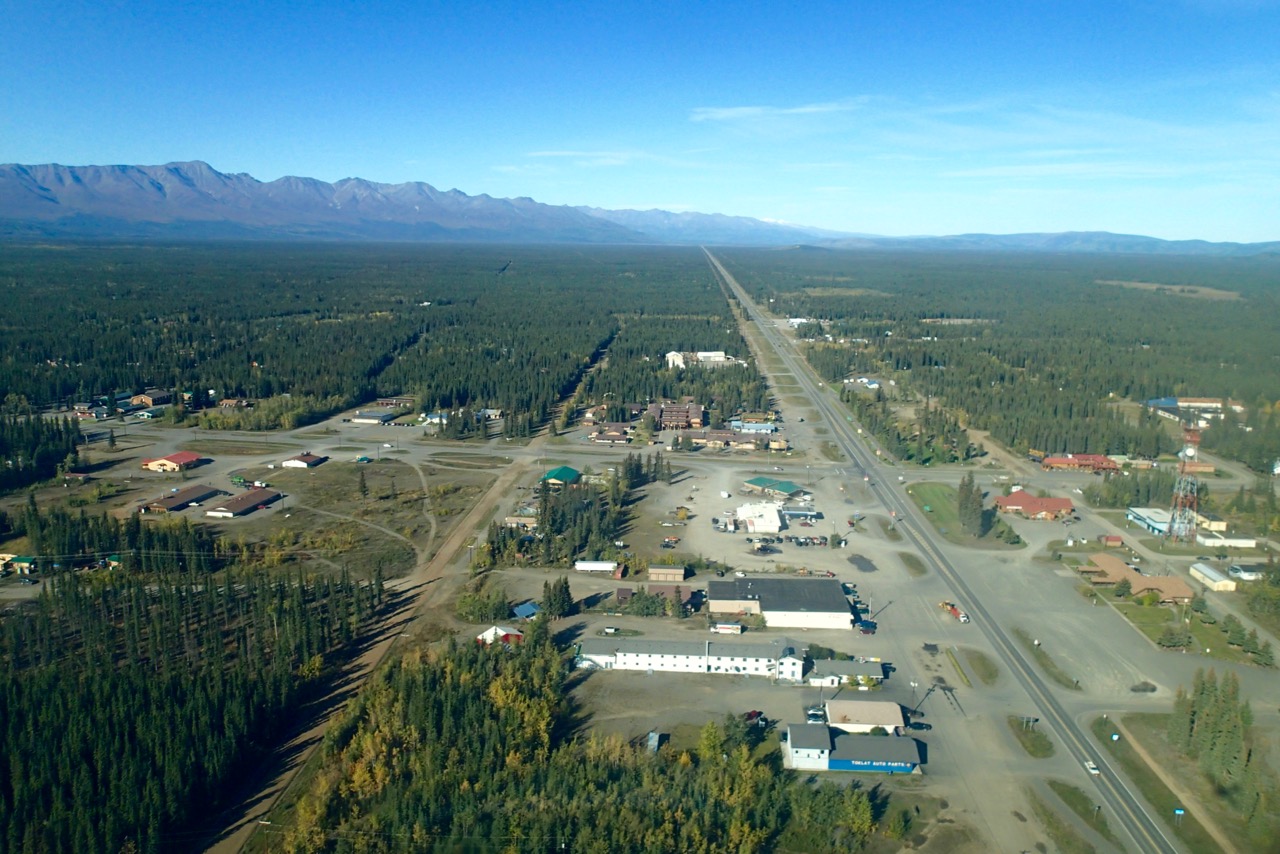 Tok seen from the air