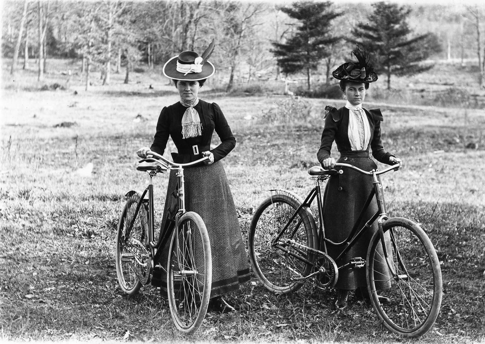 women and bicycles