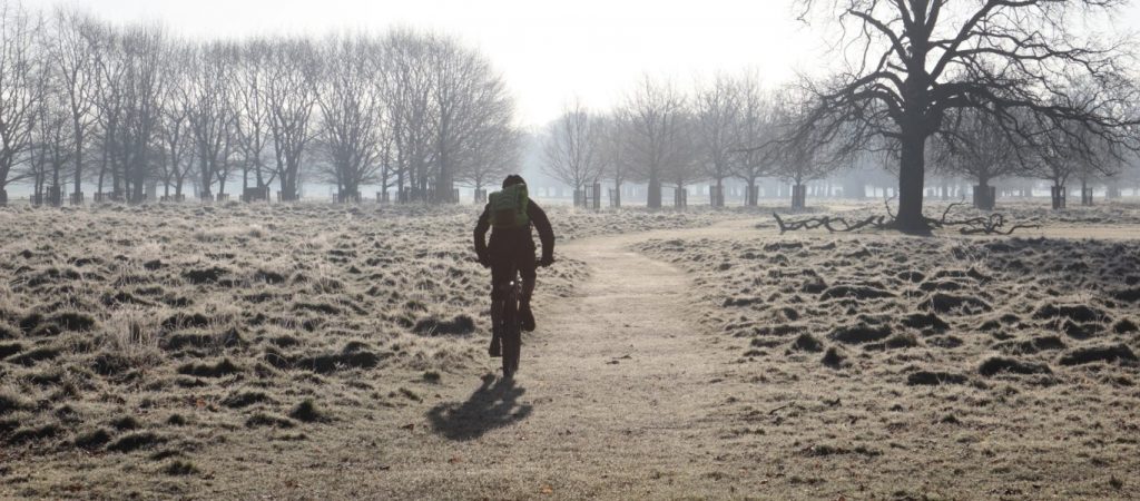 Man cycling