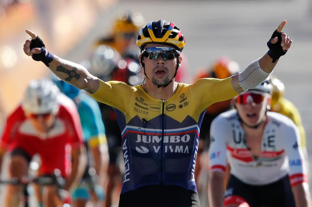 Primož Roglič at the Tour de France