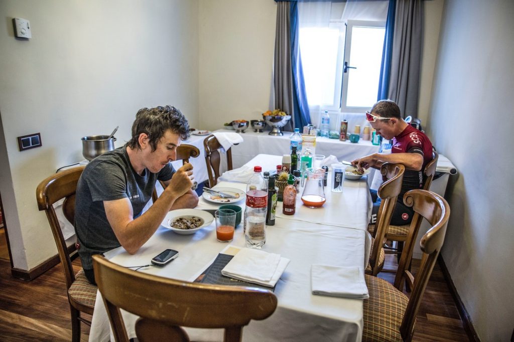 Team Ineos Breakfast