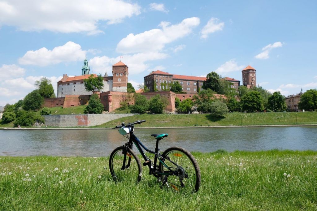 Bicycle near river