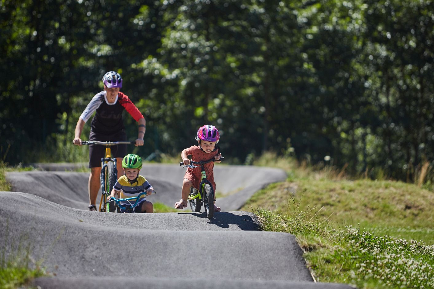 Pump Track with Kids