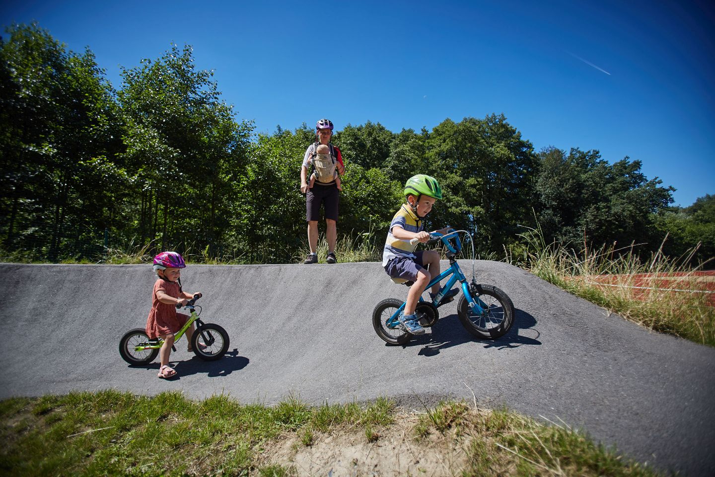 Pump Track with Kids