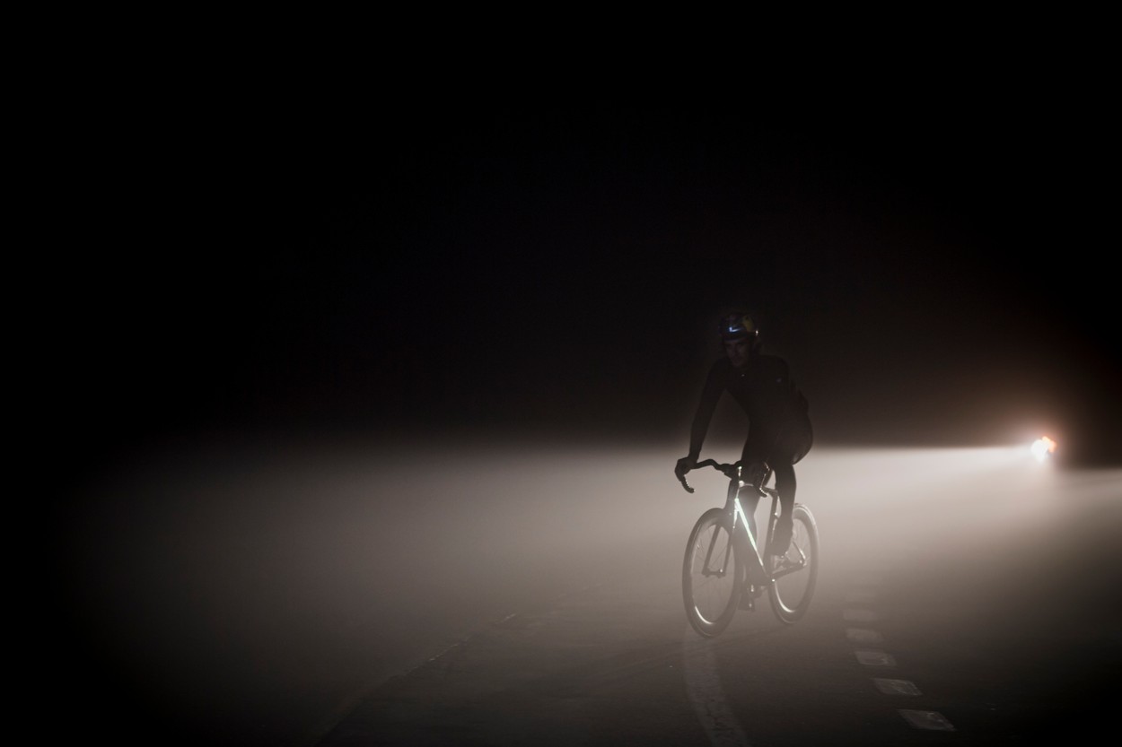 Cycling in the dark